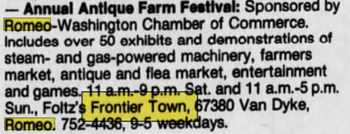Frontier Town - June 1989 Article (newer photo)